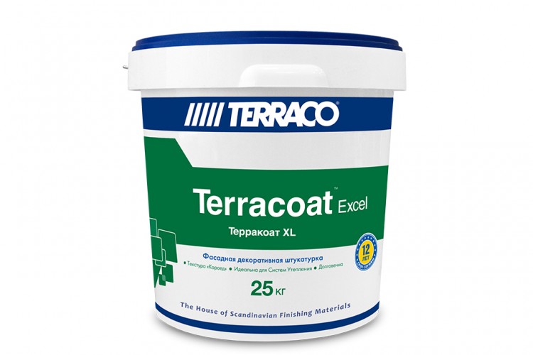 Terracoat  XL Silicone/Терракоат XL Силикон декоративная силиконовая штукатурка  (короед) 25 кг/ведро