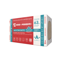 Звукоизоляция ROCKWOOL / Роквул АКУСТИК БАТТС 1000*600*50 6,00 кв.м.