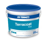 Terracoat Fine Silicone/Терракоат Мелкозернистый Силикон декоративная силиконовая штукатурка с мелкозернистой текстурой  (шагрень) 25 кг/ведро