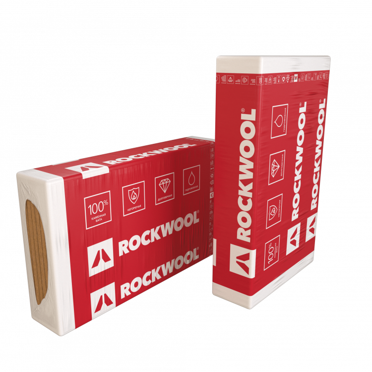 Теплоизоляция ROCKWOOL CONLIT SL 150 / Роквул Конлит СЛ 150 1000*600*25 4,8 кв.м.