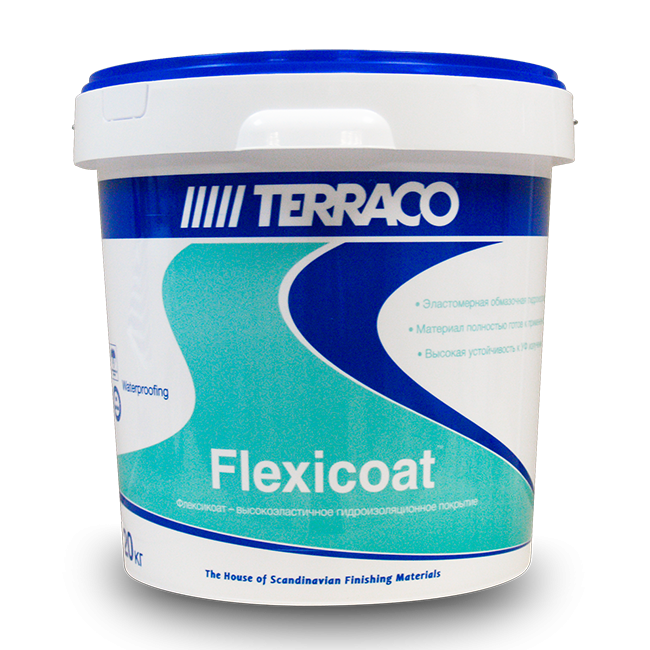 TERRACO Flexicoat/ Террако гидроизоляционное покрытие 4/20 кг