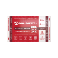 Теплоизоляция ROCKWOOL  / РОКВУЛ Лайт Баттс ЭКСТРА 1000*600*100 2,4 кв.м.