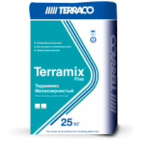 Terramix Fine Grey/ Террамикс Мелкозернистый Серый тонкослойная штукатурная ремонтная смесь 25 кг/меш.