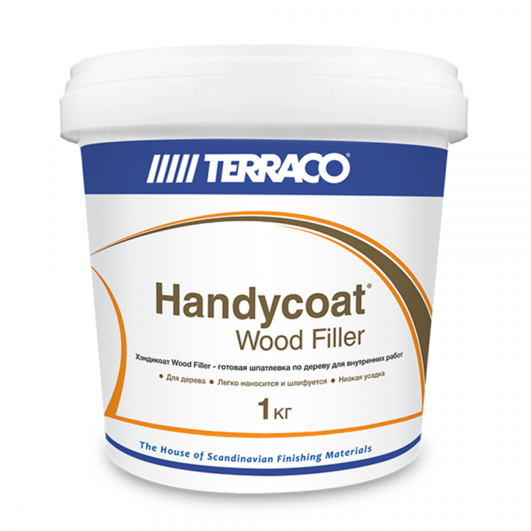 Handycoat Wood Filler/Хэндикоат Деревянный заполнитель готовая к применению шпатлевка для заполнения трещин в деревянных поверхностях 5/25 кг/ведро
