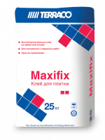 Maxifix (Максификс) клеящий состав для керамической плитки и керамогранита 25 кг/меш.