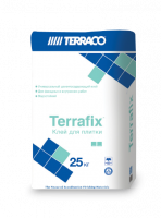Terrafix White/Террафикс Белый универсальный клеевой состав для керамической плитки и керамогранита 25 кг/меш.