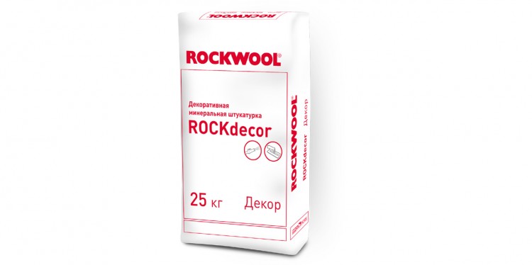 ROCKdecor S декоративная минеральная штукатурка  (шуба) 25 кг/меш.