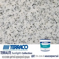 Terralite Fine Sunlight TS-210-F/Терралит Мелкозернистый TS-210-F декоративная штукатурка на основе мраморной крошки 15 кг/ведро